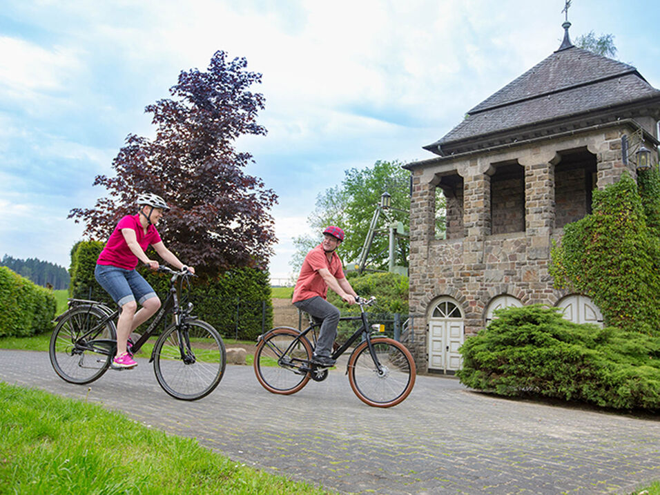 Radfahren an der Lenneroute im Sauerland