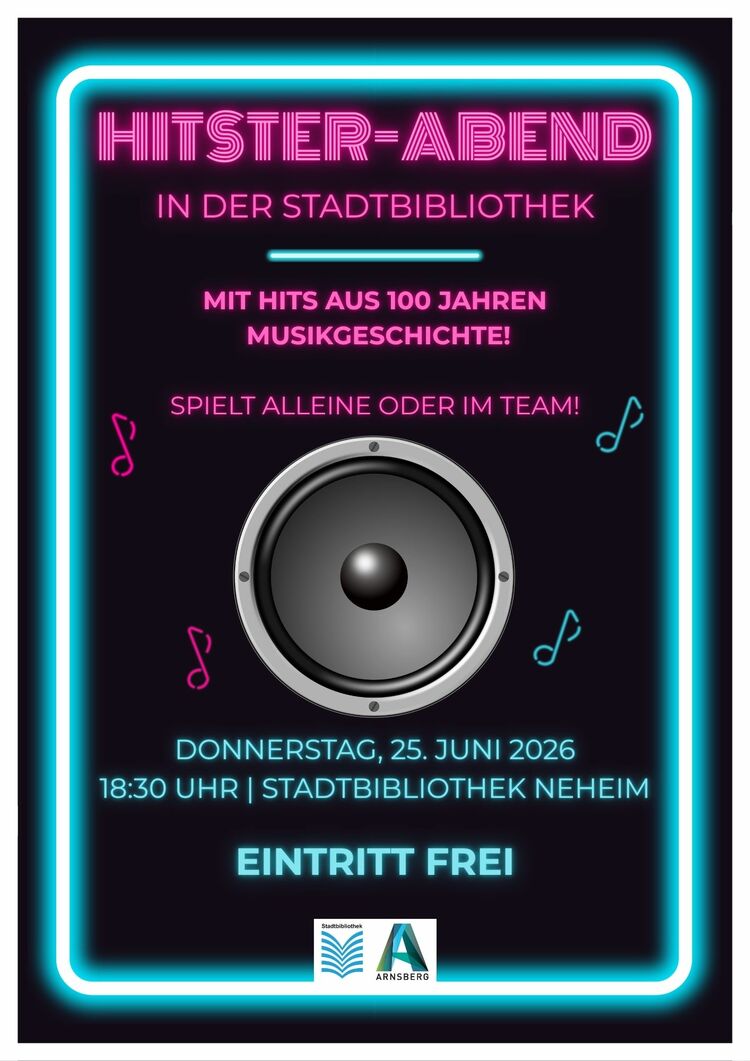 Hitster Abend | Bild: Stadtbibliothek Arnsberg
